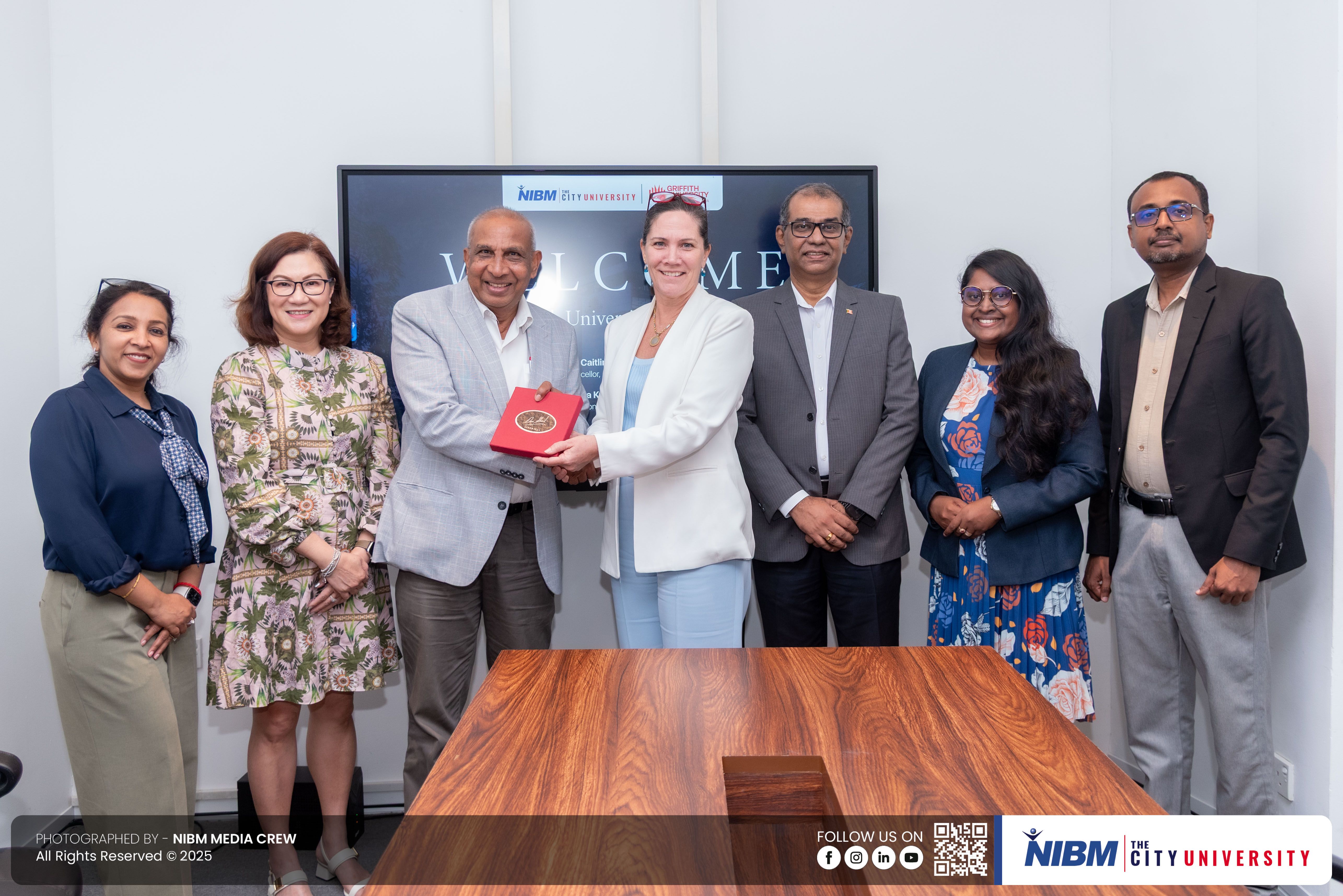 "Delegation from Griffith University of Australia"